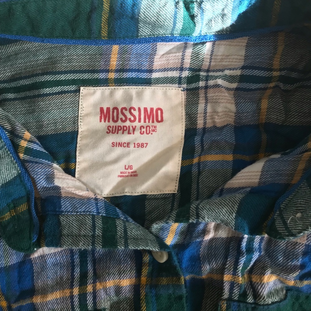 Mossimo Supply Company Cotton Burton Down